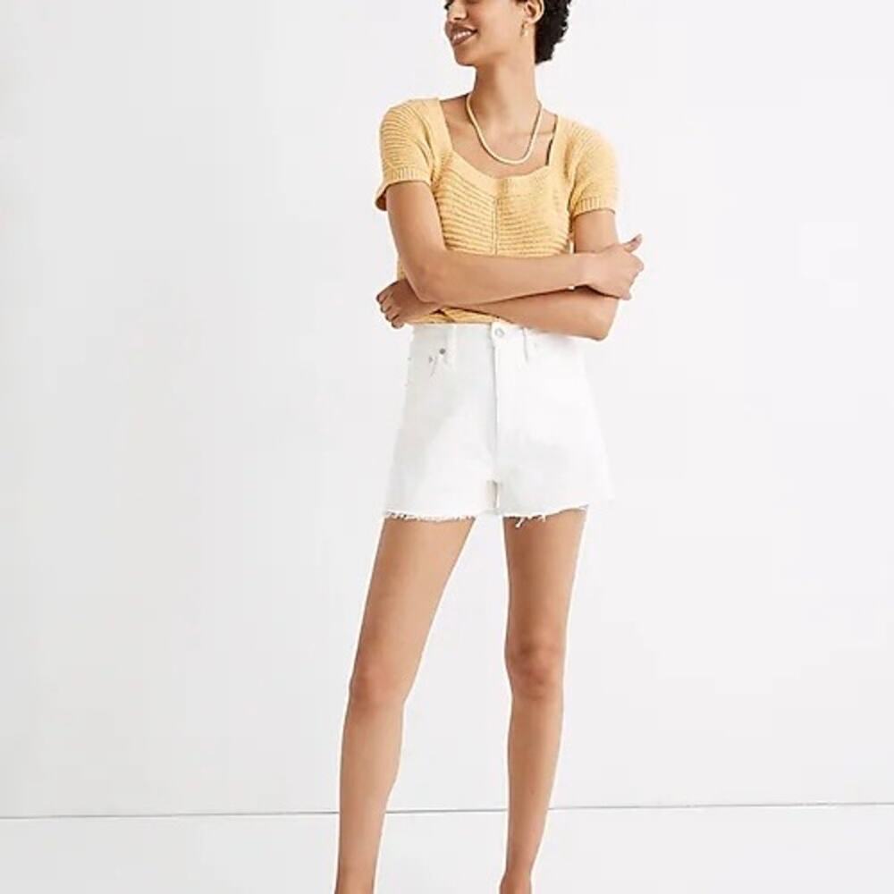 MADEWELL The Momjean Short White 23